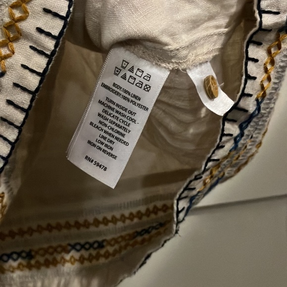 100% linen tank Artisan NY - Picture 4 of 5